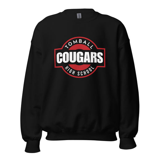 Tomball High School Cougars Black Classic Unisex Sweatshirt 011