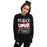 Woman wearing Tomball High School Cougars Black Classic Unisex Sweatshirt 240
