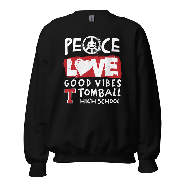 Tomball High School Cougars Black Classic Unisex Sweatshirt 240