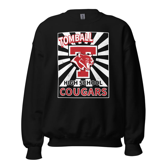 Tomball High School Cougars Black Classic Unisex Sweatshirt 226