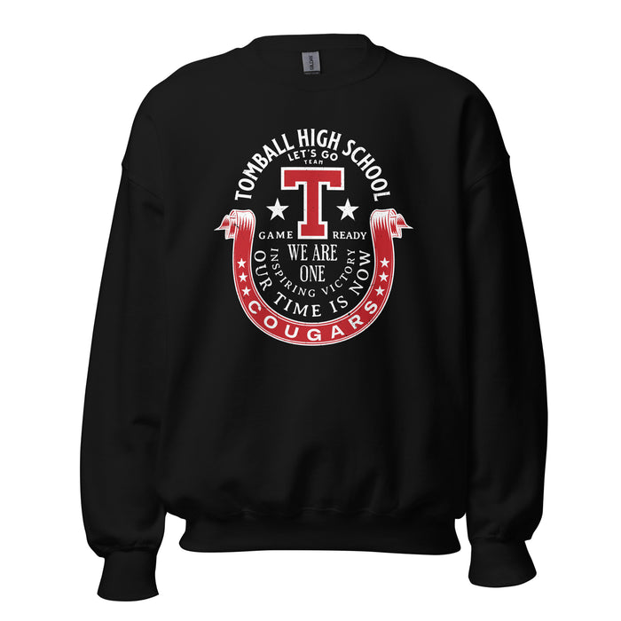 Tomball High School Cougars Black Classic Unisex Sweatshirt 229