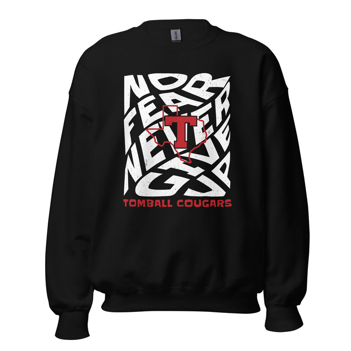 Tomball High School Cougars Black Classic Unisex Sweatshirt 236