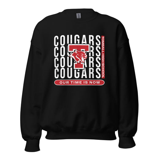 Tomball High School Cougars Black Classic Unisex Sweatshirt 235