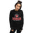 Woman wearing Tomball High School Cougars Black Classic Unisex Sweatshirt 222