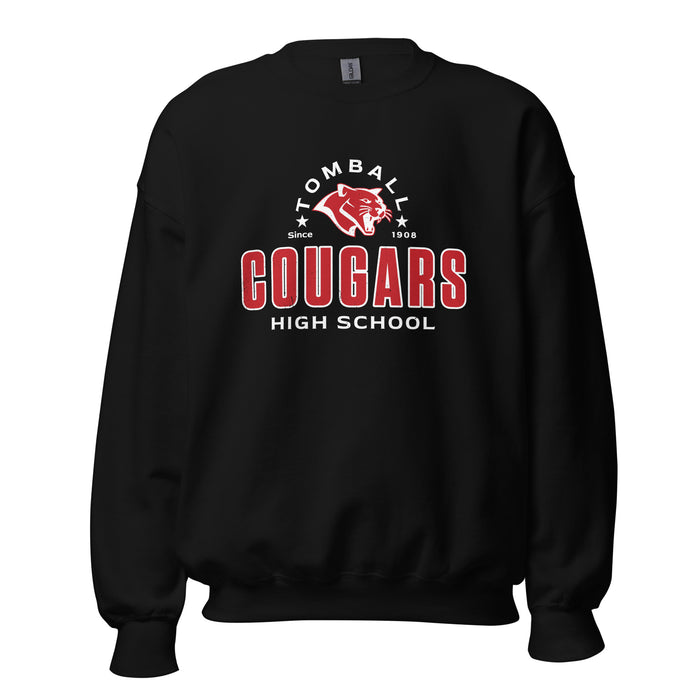 Tomball High School Cougars Black Classic Unisex Sweatshirt 222