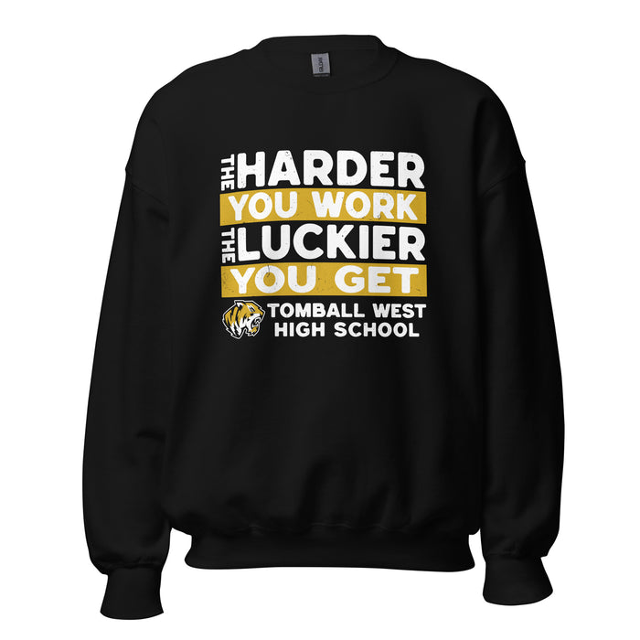 Tomball West High School Tigers Black Classic Unisex Sweatshirt 238