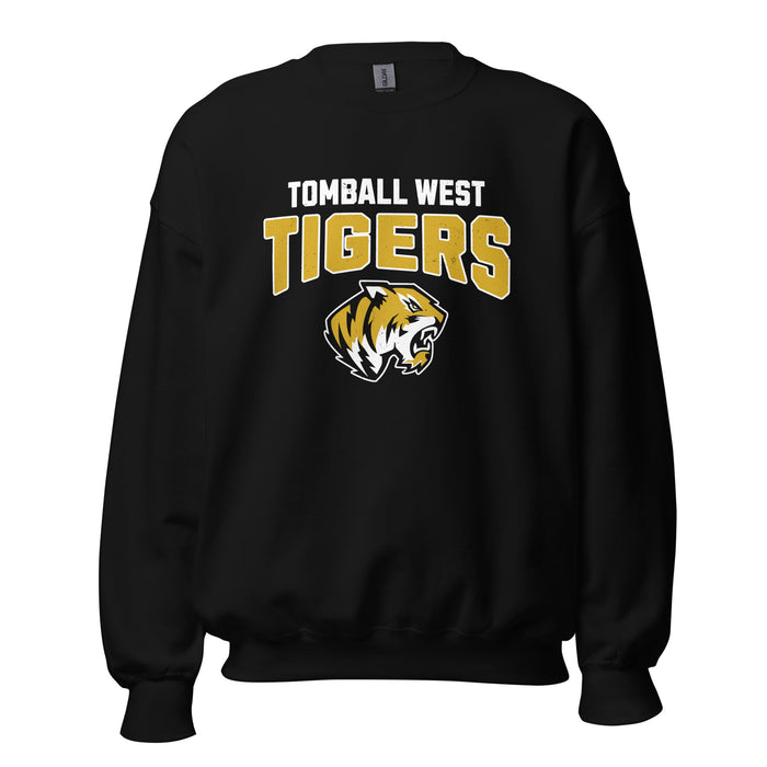 Tomball West High School Tigers Black Classic Unisex Sweatshirt 234