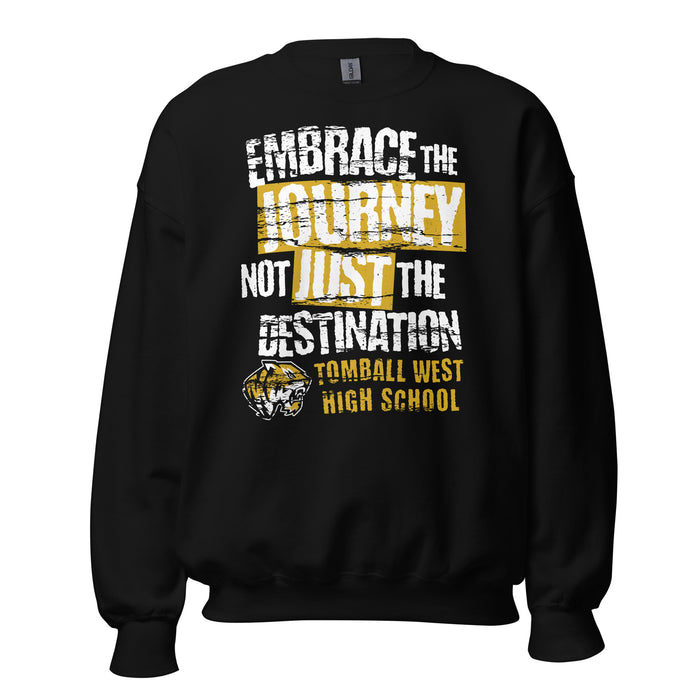 Tomball West High School Tigers Black Classic Unisex Sweatshirt 232