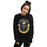 Woman wearing Tomball West High School Tigers Black Classic Unisex Sweatshirt 229
