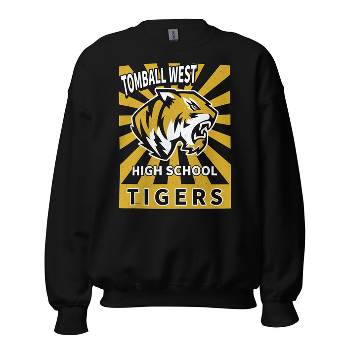 Tomball West High School Tigers Black Classic Unisex Sweatshirt 226