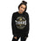 Woman wearing Tomball West High School Tigers Black Classic Unisex Sweatshirt 218