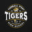 Close-up view of Tomball West High School Tigers Black Classic Unisex Sweatshirt 218
