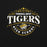 Close-up view of Tomball West High School Tigers Black Classic Unisex Sweatshirt 211
