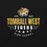 Close-up view of Tomball West High School Tigers Black Classic Unisex Sweatshirt 217