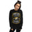 Woman wearing Tomball West High School Tigers Black Classic Unisex Sweatshirt 207