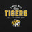 Close-up view of Tomball West High School Tigers Black Classic Unisex Sweatshirt 040
