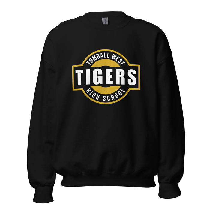 Tomball West High School Tigers Black Classic Unisex Sweatshirt 011