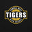 Close-up view of Tomball West High School Tigers Black Classic Unisex Sweatshirt 011
