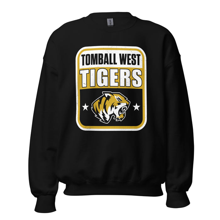 Tomball West High School Tigers Black Classic Unisex Sweatshirt 001