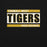 Close-up view of Tomball West High School Tigers Black Classic Unisex Sweatshirt 098