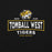 Close-up view of Tomball West High School Tigers Black Classic Unisex Sweatshirt 202