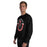 Man wearing Tomball High School Cougars Black Classic Unisex Sweatshirt 229