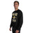 Man wearing Tomball West High School Tigers Black Classic Unisex Sweatshirt 230