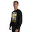 Man wearing Tomball West High School Tigers Black Classic Unisex Sweatshirt 232