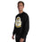 Man wearing Tomball West High School Tigers Black Classic Unisex Sweatshirt 219