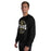 Man wearing Tomball West High School Tigers Black Classic Unisex Sweatshirt 218