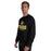 Man wearing Tomball West High School Tigers Black Classic Unisex Sweatshirt 222