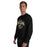 Man wearing Tomball West High School Tigers Black Classic Unisex Sweatshirt 211