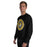 Man wearing Tomball West High School Tigers Black Classic Unisex Sweatshirt 224