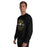 Man wearing Tomball West High School Tigers Black Classic Unisex Sweatshirt 201