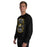 Man wearing Tomball West High School Tigers Black Classic Unisex Sweatshirt 207