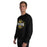 Man wearing Tomball West High School Tigers Black Classic Unisex Sweatshirt 011