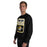 Man wearing Tomball West High School Tigers Black Classic Unisex Sweatshirt 001