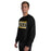 Man wearing Tomball West High School Tigers Black Classic Unisex Sweatshirt 098