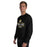 Man wearing Tomball West High School Tigers Black Classic Unisex Sweatshirt 202