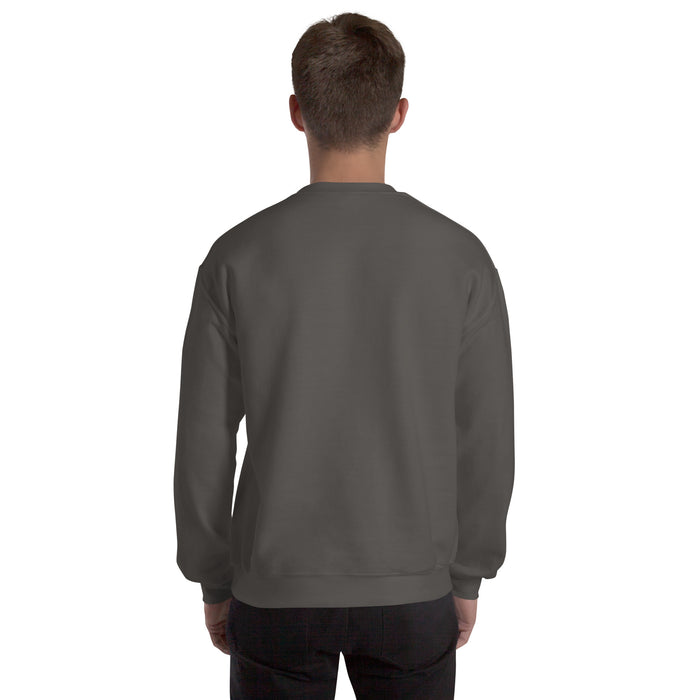 Back view of Tomball West High School Tigers Dark Grey Classic Unisex Sweatshirt 009
