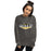 Woman wearing Tomball West High School Tigers Dark Grey Classic Unisex Sweatshirt 009