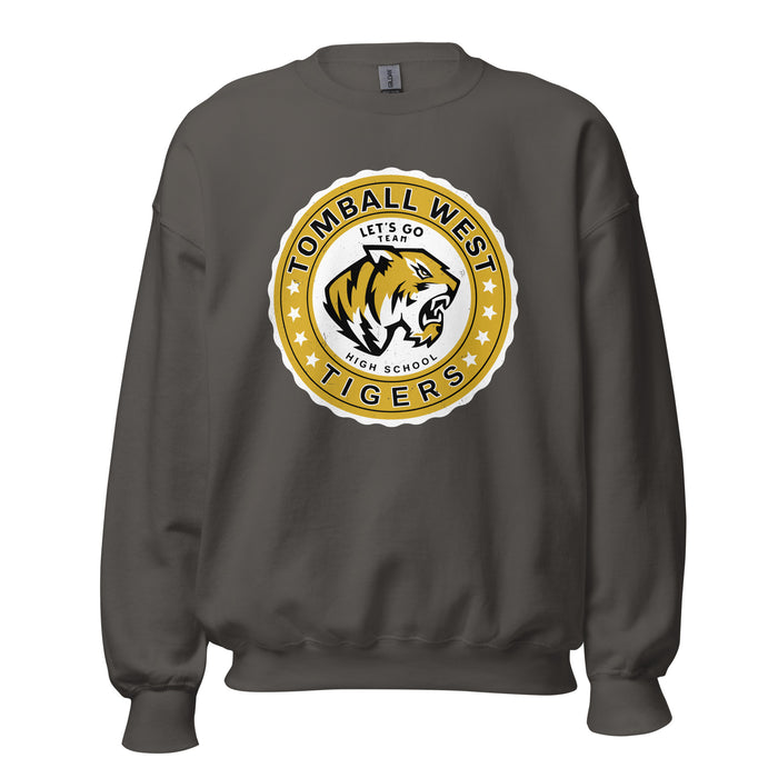 Tomball West High School Tigers Dark Grey Classic Unisex Sweatshirt 216