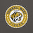 Close-up view of Tomball West High School Tigers Dark Grey Classic Unisex Sweatshirt 216