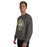 Man wearing Tomball West High School Tigers Dark Grey Classic Unisex Sweatshirt 212