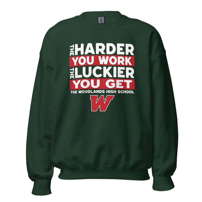The Woodlands High School Highlanders Forest Green Classic Unisex Sweatshirt 238