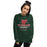 Woman wearing The Woodlands High School Highlanders Forest Green Classic Unisex Sweatshirt 217