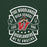 Close-up view of The Woodlands High School Highlanders Forest Green Classic Unisex Sweatshirt 207