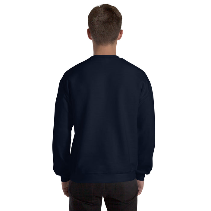 Back view of Tomball Memorial High School Wildcats Navy Classic Unisex Sweatshirt 235