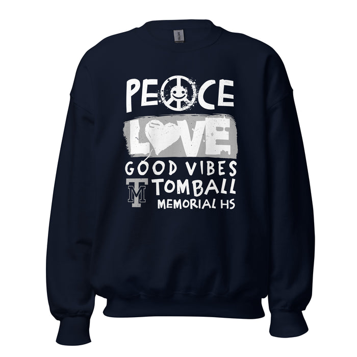 Tomball Memorial High School Wildcats Navy Classic Unisex Sweatshirt 240