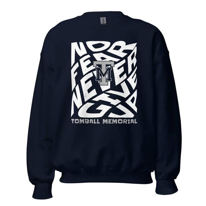 Tomball Memorial High School Wildcats Navy Classic Unisex Sweatshirt 236